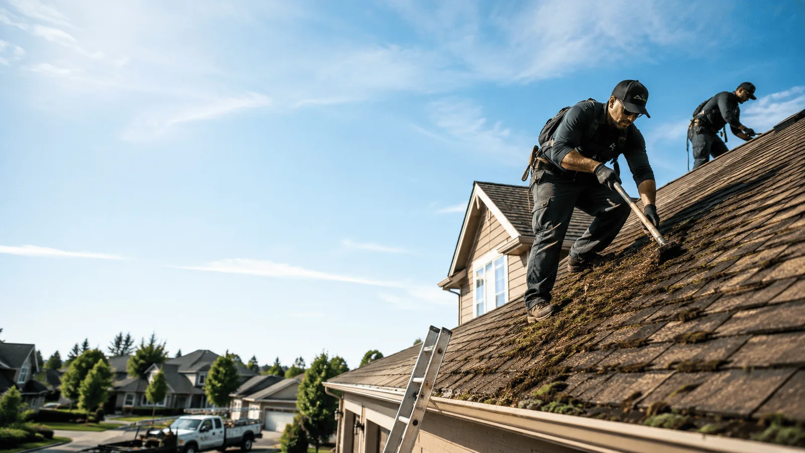 Roof Moss Removal in Brookpark, OH near me